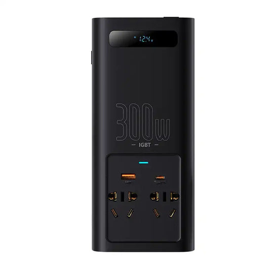 Baseus Inverter Αυτοκινήτου 300W (220V CN/EU) (Μαύρο)