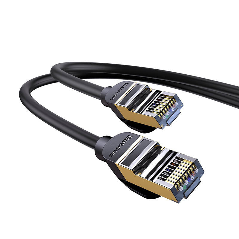 Baseus Καλώδιο Δικτύου Ethernet RJ45, 10Gbps, 1m (Μαύρο)