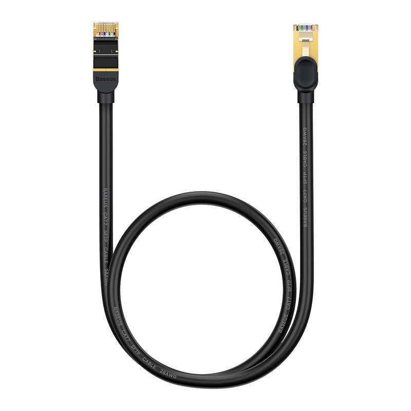 Baseus Καλώδιο Δικτύου Ethernet RJ45, 10Gbps, 1m (Μαύρο)