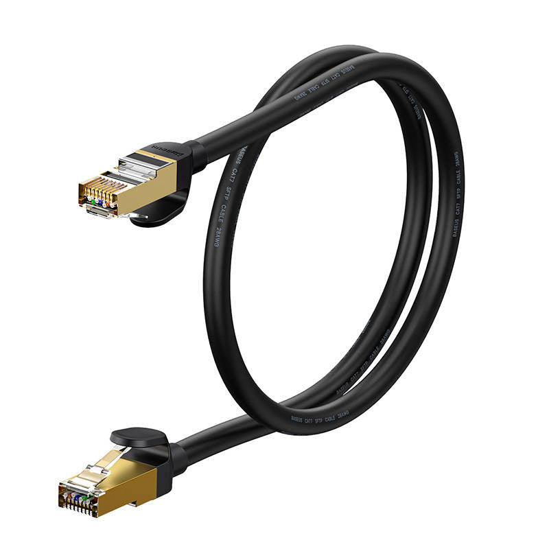 Baseus Καλώδιο Δικτύου Ethernet RJ45, 10Gbps, 1m (Μαύρο)