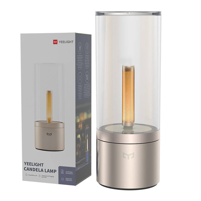 Yeelight Διακοσμητικό Φωτιστικό Candela (Ασημί)