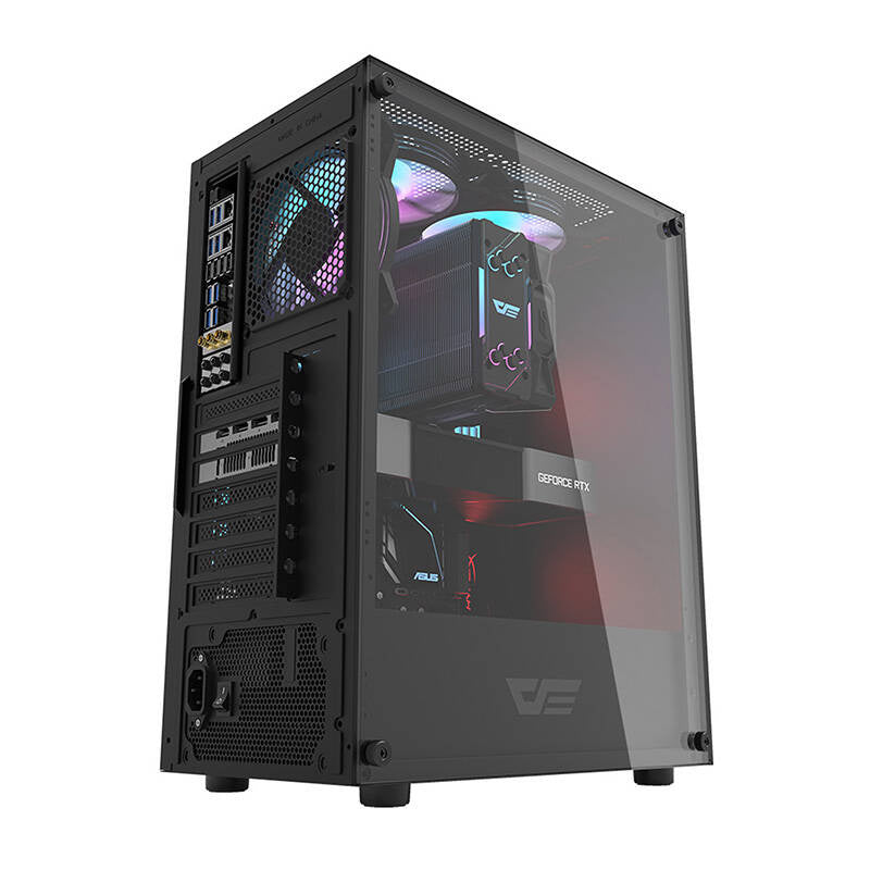 Darkflash Κουτί Υπολογιστή DK100 (Mαύρο)
