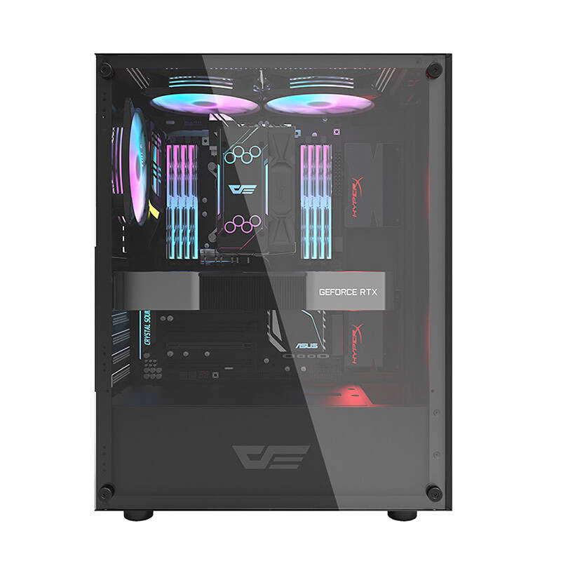 Darkflash Κουτί Υπολογιστή DK100 (Mαύρο)