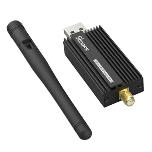 Sonoff Πύλη ZigBee 3.0 USB Dongle Plus-E (Home Assistant, openHAB, Zigbee2MQTT) (Μαύρο)