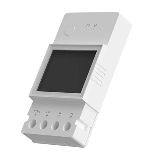 Sonoff Έξυπνος Διακόπτης/Μετρητής Ισχύος WiFi POWR320D (Λευκό)