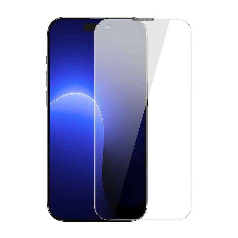Baseus Προστατευτικό Οθόνης Crystal Tempered Glass Dust-proof 0.3mm για iPhone 14 Pro (2τμχ) (Διαφανές)