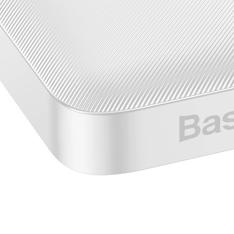 Baseus Powerbank Bipow 10000mAh, 2xUSB, USB-C, 20W (Λευκό)