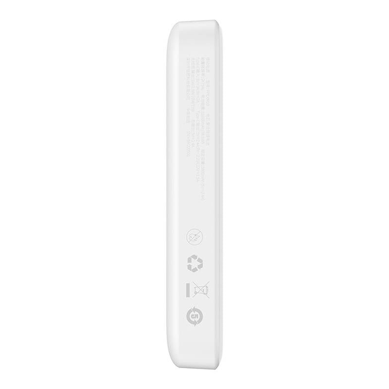 Baseus Powerbank Magnetic Mini MagSafe 10000mAh, USB-C 20W (Λευκό)