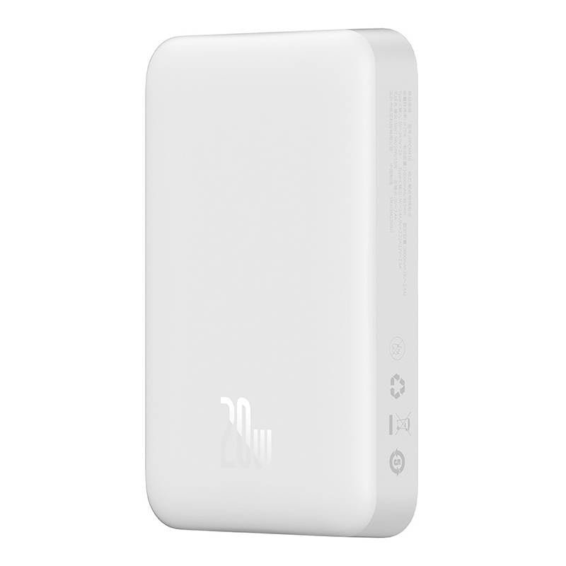 Baseus Powerbank Magnetic Mini MagSafe 10000mAh, USB-C 20W (Λευκό)