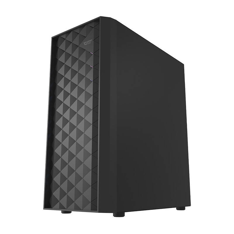 Darkflash DK351 θήκη υπολογιστή (μαύρη) + 4 ανεμιστήρες RGB