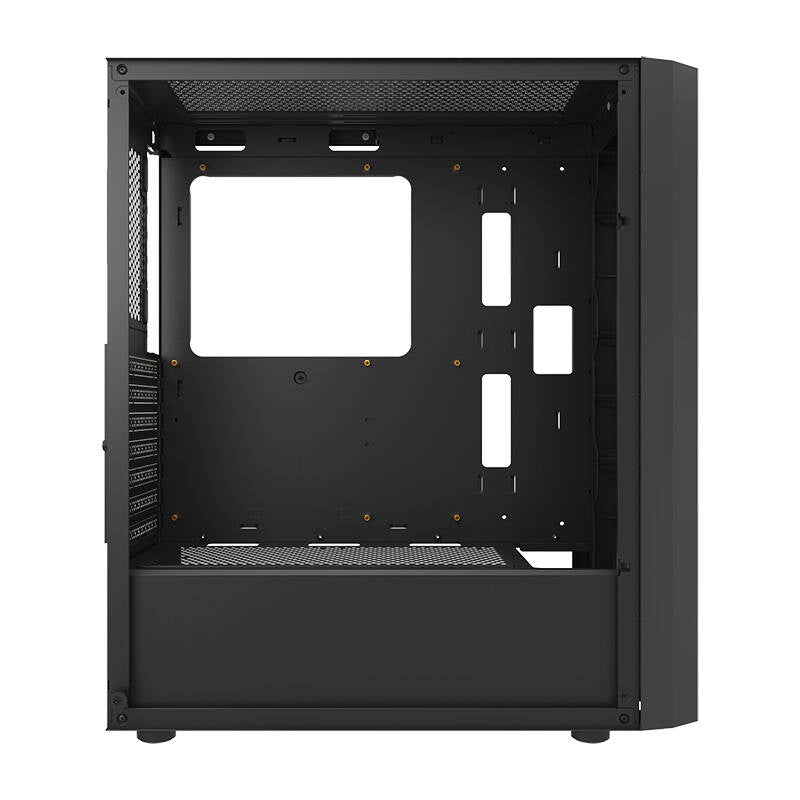 Darkflash DK351 θήκη υπολογιστή (μαύρη) + 4 ανεμιστήρες RGB