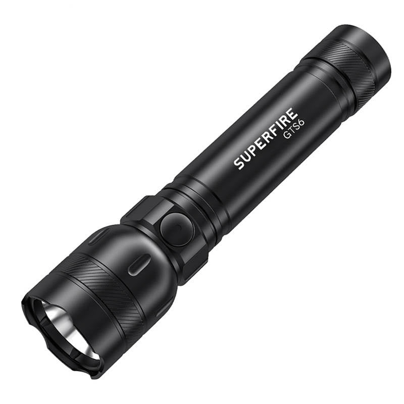 Φακός Superfire GTS6 – 360 lm, USB-C, 7W, 5 λειτουργίες, 150 μ.