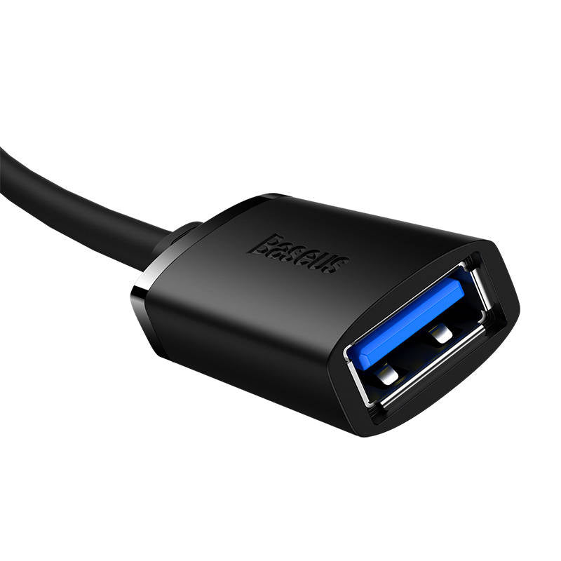 Baseus Καλώδιο Επέκτασης USB 3.0 AirJoy Series (Αρσενικό σε Θηλυκό) 2m (Μαύρο)