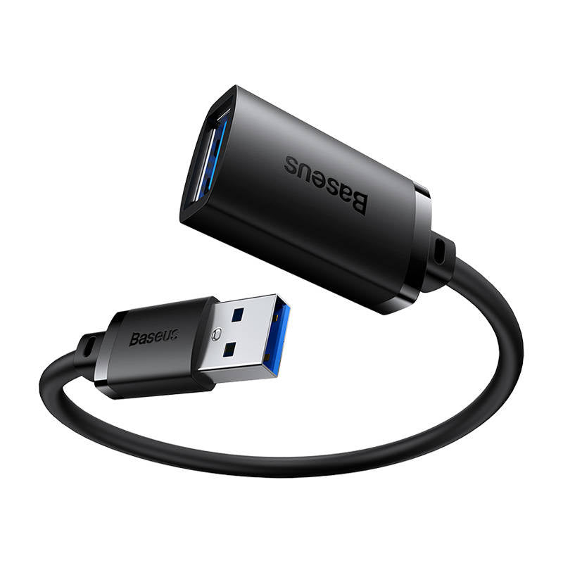 Baseus Καλώδιο Επέκτασης USB 3.0 AirJoy Series (Αρσενικό σε Θηλυκό) 2m (Μαύρο)