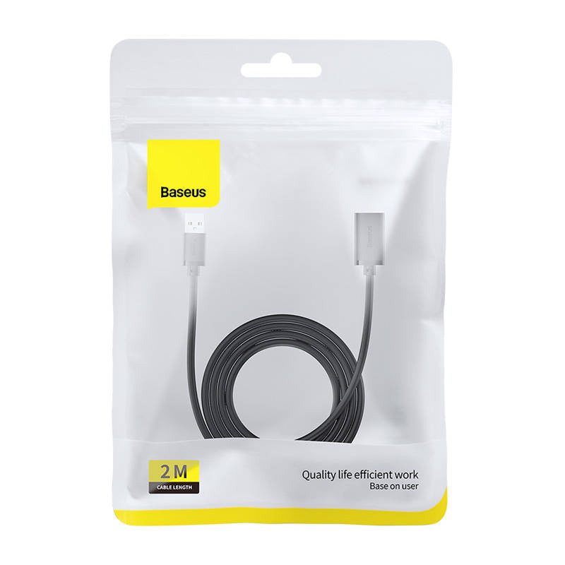 Baseus Καλώδιο Επέκτασης USB 3.0 AirJoy Series (Αρσενικό σε Θηλυκό) 2m (Μαύρο)