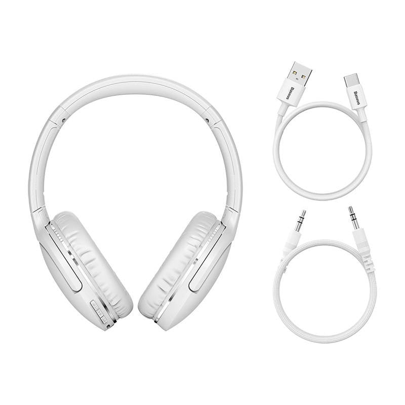 Baseus Ασύρματα Ακουστικά Encok D02 Pro Bluetooth 5.3 (Λευκό)