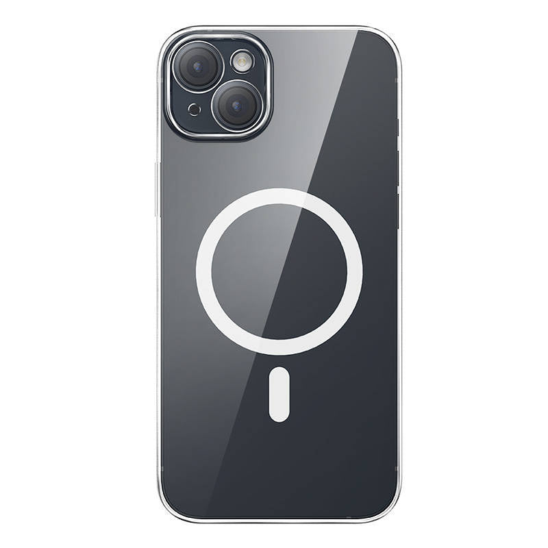 Baseus Μαγνητική Θήκη Magnetic Crystal Clear για iPhone 13 + Προστατευτικό Οθόνης Tempered Glass (Διαφανές)
