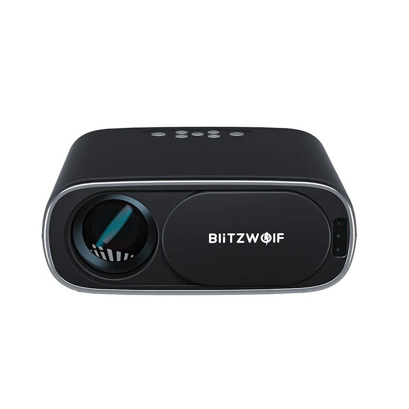BlitzWolf Projector BW-V4 ,1080p LED, Wi-Fi με Bluetooth και Ενσωματωμένα Ηχεία (Μαύρο)