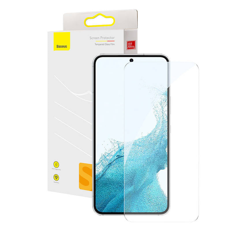 Baseus Προστατευτικό Οθόνης Tempered Glass για Samsung S23 (Διαφανές)