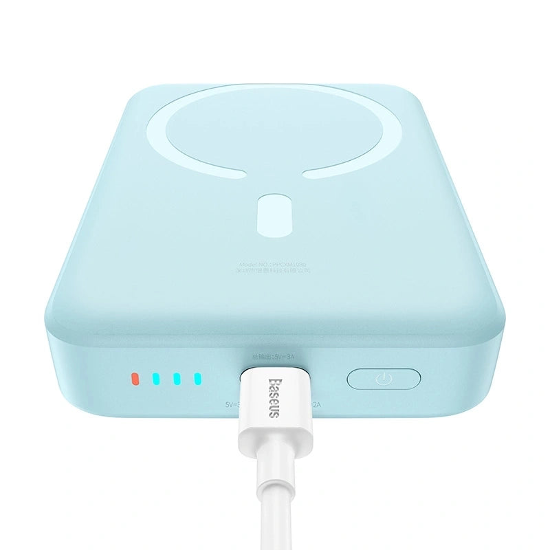 Baseus Powerbank Magnetic Mini 10000mAh, USB-C 30W (Γαλάζιο)