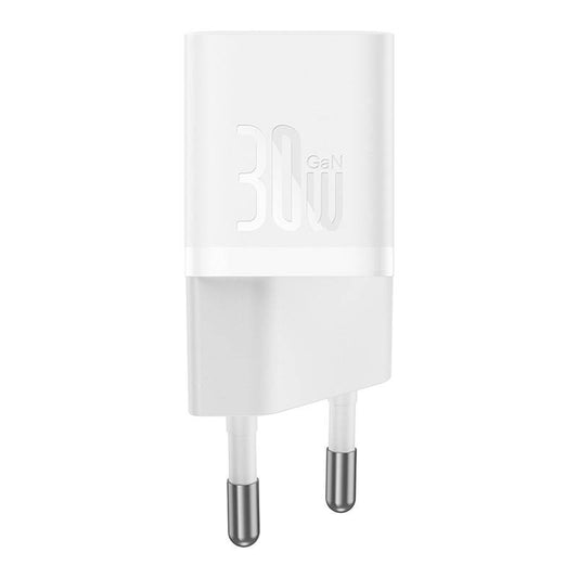Baseus Mini Φορτιστής GaN5 30W (Λευκό)