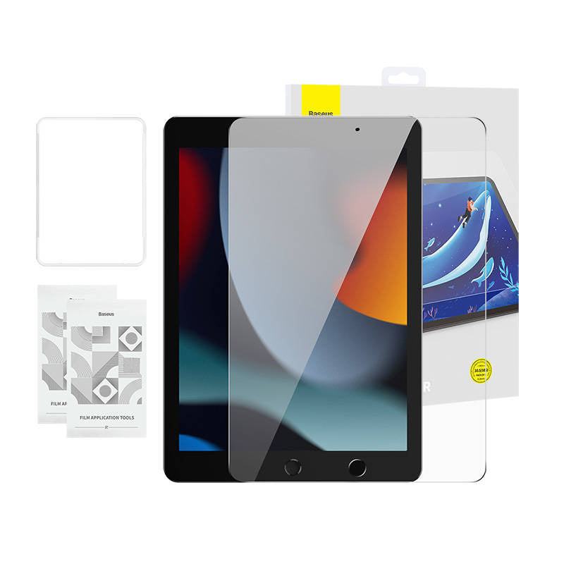 Baseus Προστατευτικό Οθόνης Tempered Glass Crystal 0.3 mm για iPad Pro/Air3/ 10.2" iPad 7/8/9 (2τμχ) (Διαφανές)
