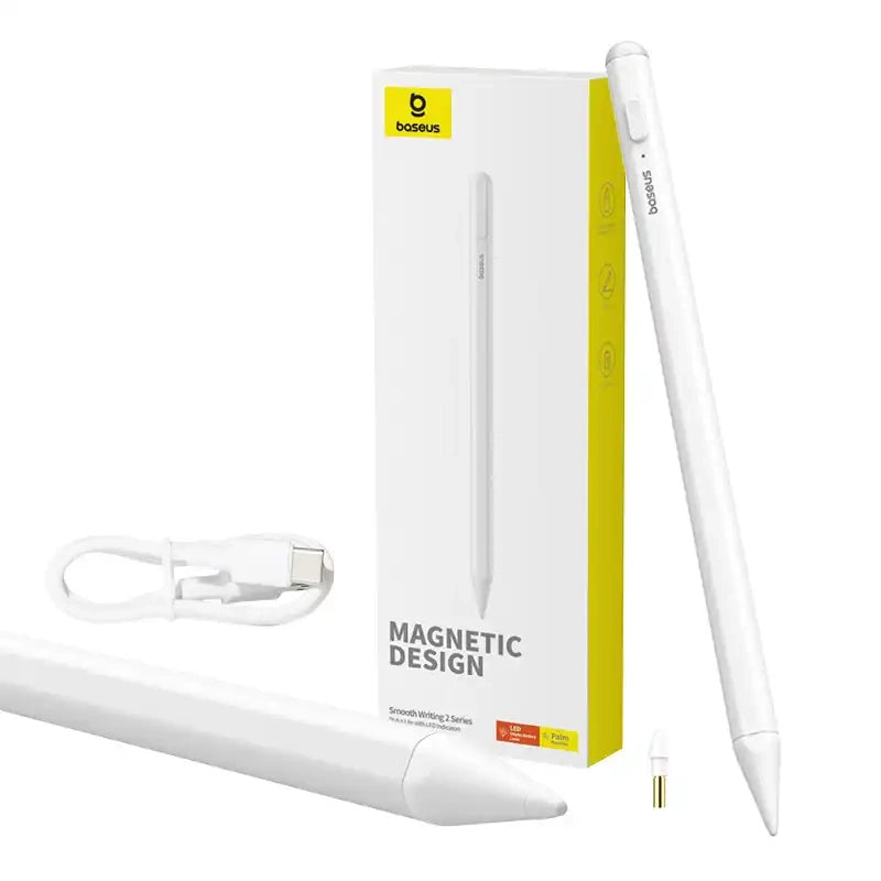 Baseus Ψηφιακή Γραφίδα Smooth Writing 2 Stylus Lite με Ένδειξη LED (Λευκό)