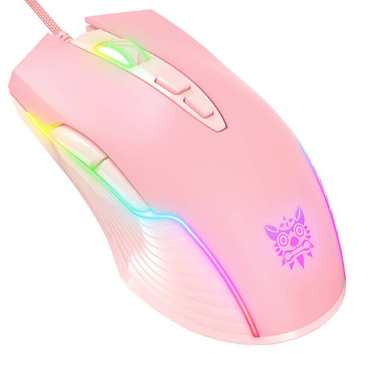 ONIKUMA Ποντίκι Gaming CW905 (Ροζ)