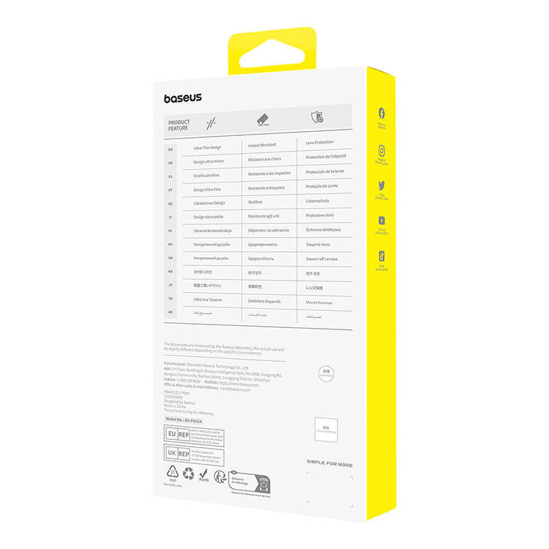Baseus Θήκη OS-Lucent Series για iPhone 15 ProMax (Διαφανής)