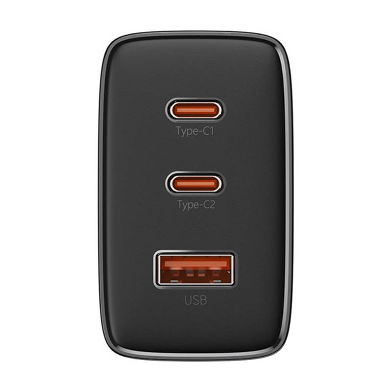 Baseus Φορτιστής OS-Cube Pro 2xUSB-C + USB, 65W (Μαύρο)