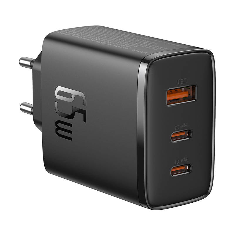 Baseus Φορτιστής OS-Cube Pro 2xUSB-C + USB, 65W (Μαύρο)