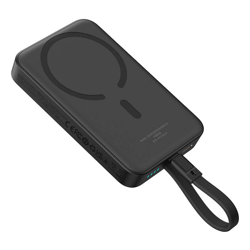 Baseus Powerbank Magnetic Mini MagSafe 10000mAh, USB-C 30W (Μαύρο)