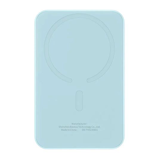 Baseus Powerbank Magnetic Mini 5000mAh, USB-C 20W (Γαλάζιο)