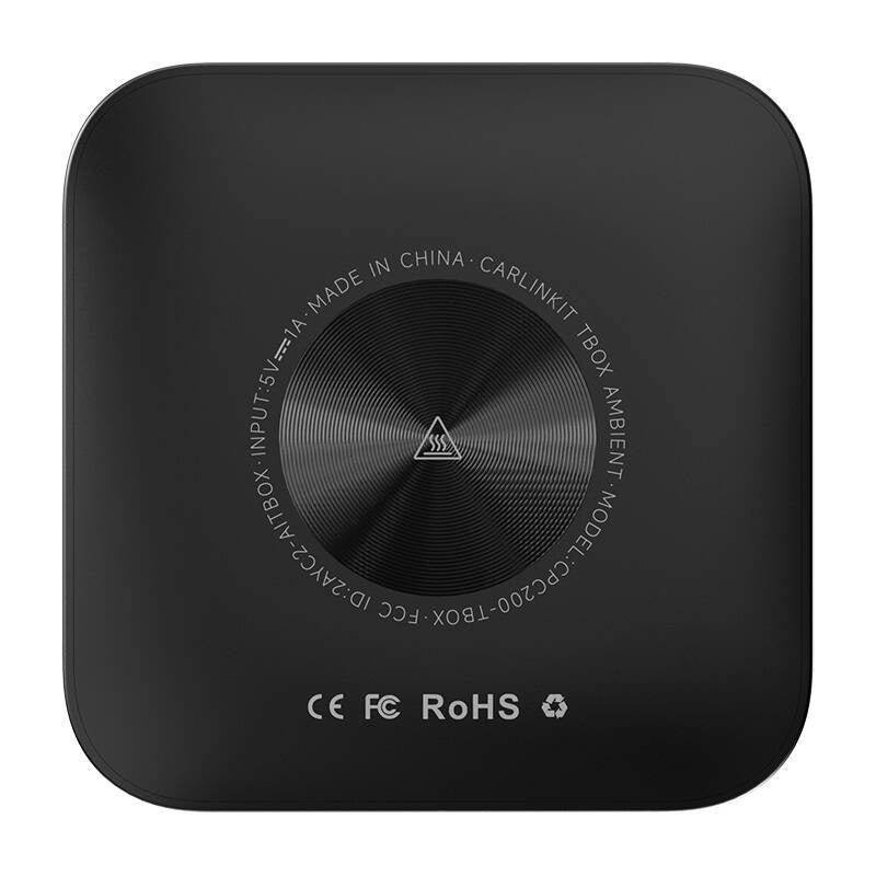 Ασύρματος προσαρμογέας Carlinkit TBOX PLUS LED, 4G/64G, Apple Carplay/Android Auto (μαύρο)