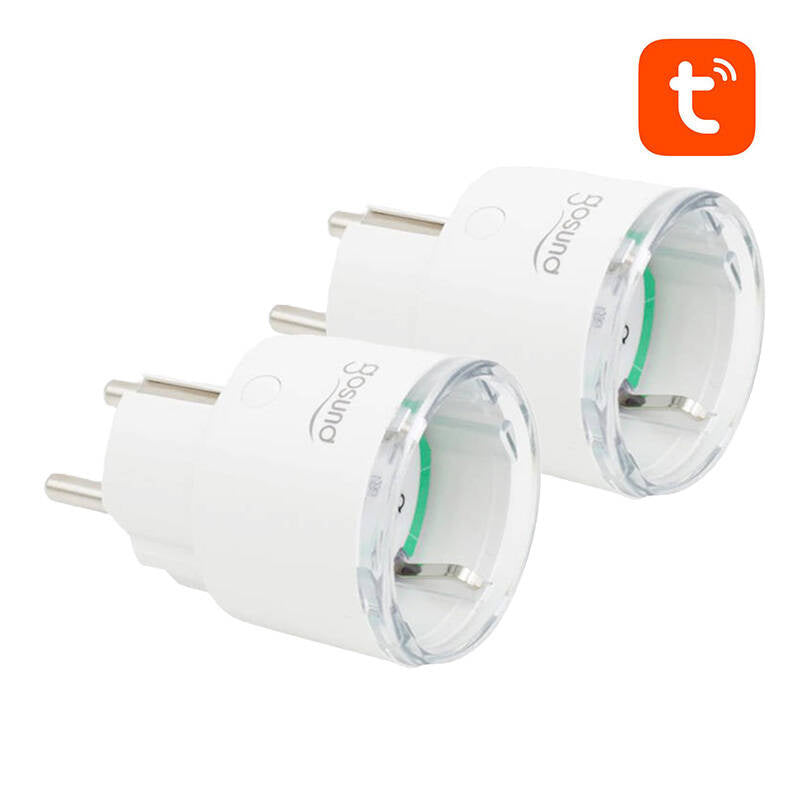 Gosund Έξυπνη Πρίζα WiFi SP111, 3680W 16A, Tuya (2τμχ) (Λευκό)