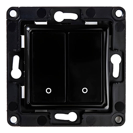 Shelly wall switch 2 button (Black)