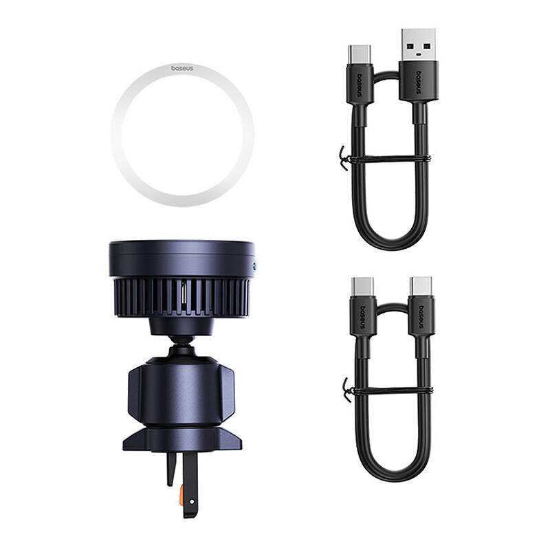 Baseus Βάση Κινητού για το Αυτοκίνητο με Ασύρματο Φορτιστή MagPro 15W Qi2.0 (Μαύρο)