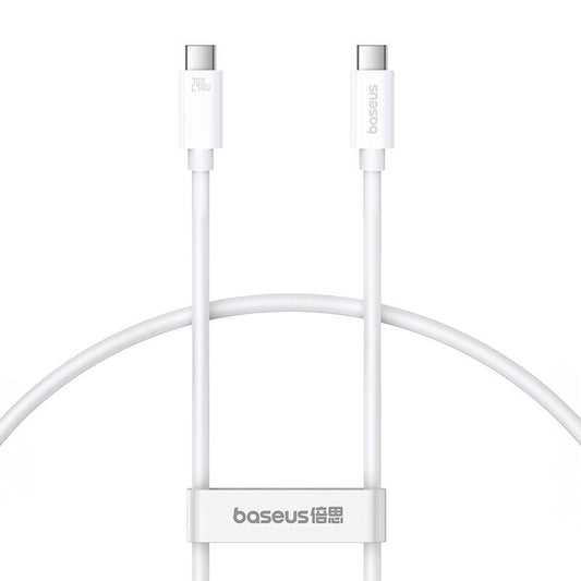 Baseus Superior Series 2 USB-C to USB-C USB4 cable, 240W, 1m (white)