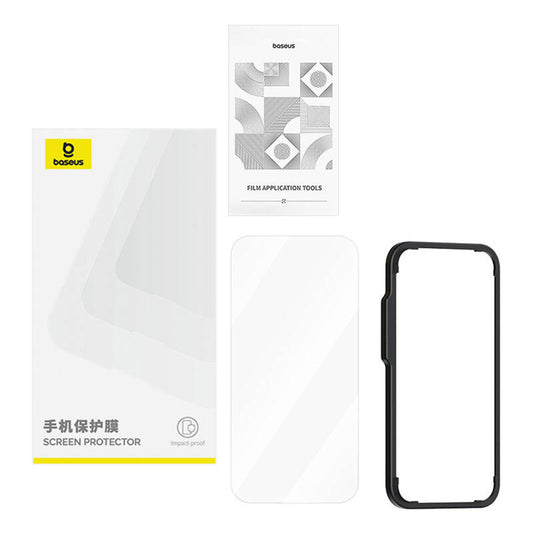 Baseus privacy tempered glass Superior HD for iP 11Pro/X/XS +cleaning kit and EasyStick