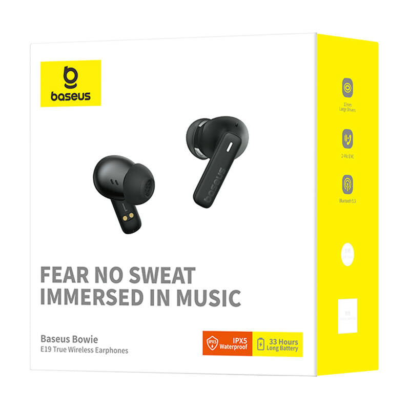 Baseus Bowie E19 True Wireless Earphones (black)