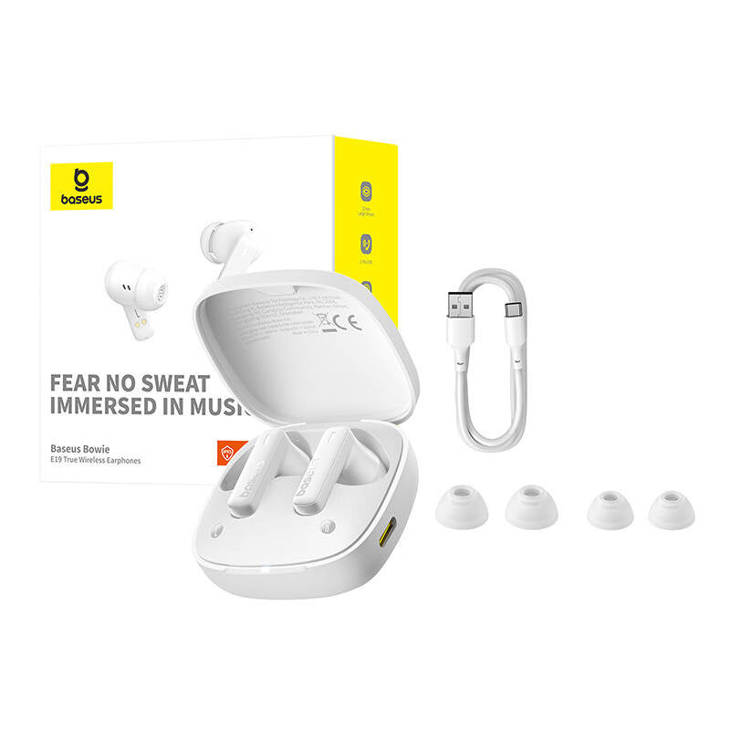 Baseus Bowie E19 True Wireless Earphones (white)