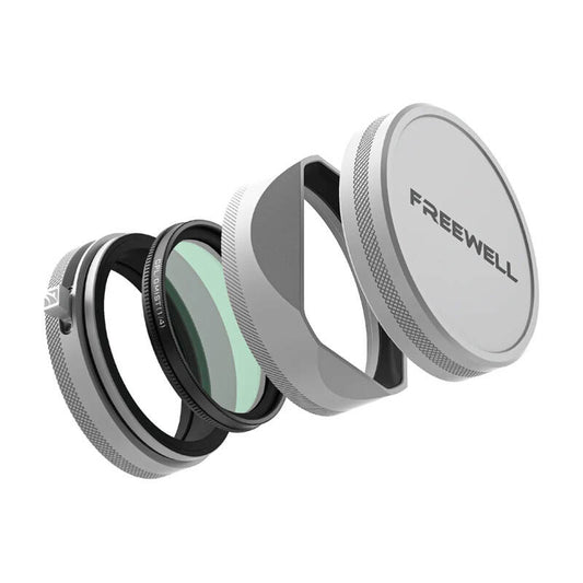 FujiX100 Filter Kit with Lens Hood Freewell (silver)