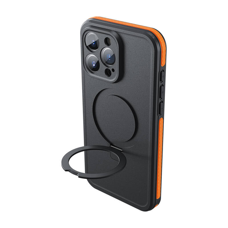 Waterproof case with touchable screen Telesin for iPhone 15 Pro Max