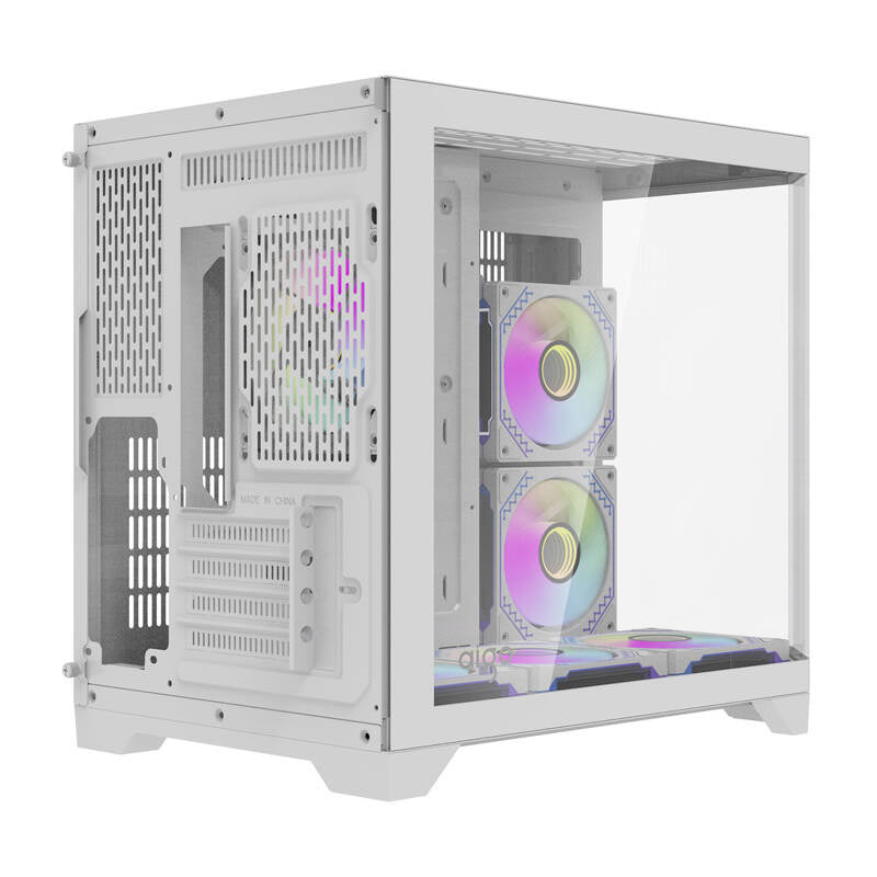 Darkflash Computer Case FT418 + 6 aRGB fans (white)