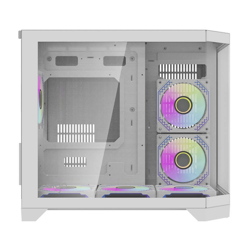 Darkflash Computer Case FT418 + 6 aRGB fans (white)