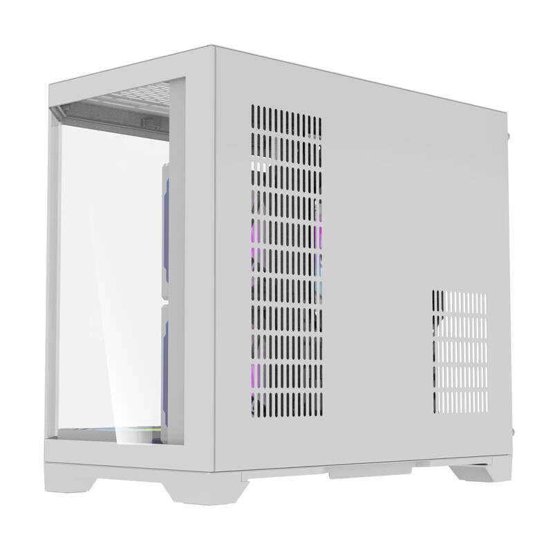 Darkflash Computer Case FT418 + 6 aRGB fans (white)