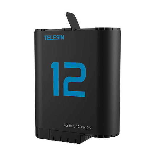 Lithium battery TELESIN for GoPro Hero 12/11/10/9 (blue)