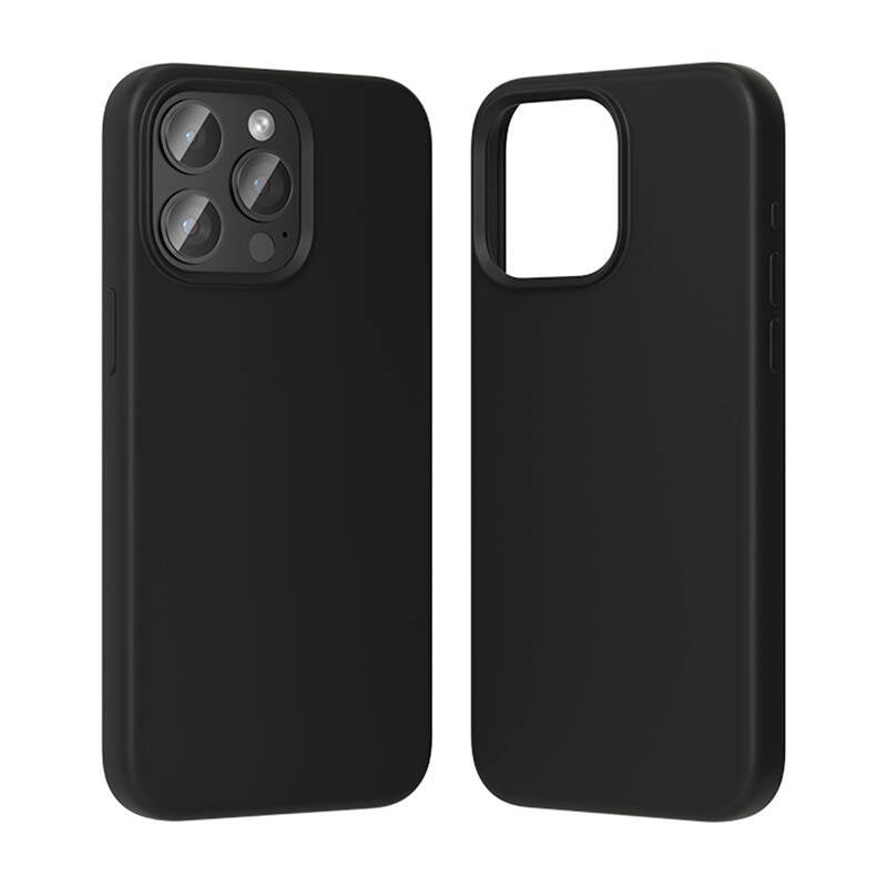 Silicone Case Vention KUFB0-40 to iPhone 15 Pro Max (black)