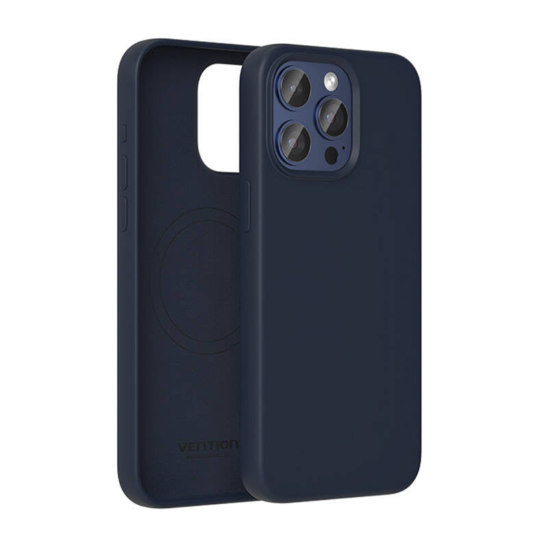 Silicone Case Vention KUFL0-30 to iPhone 15 Pro (blue)