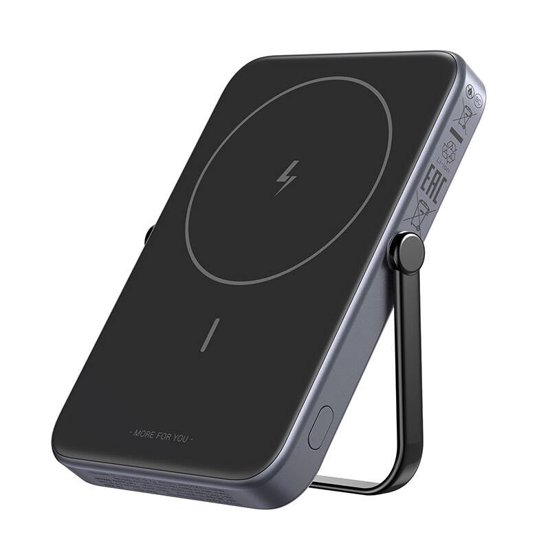 Powerbank magnetic 5000mAh Ugreen Uno PB571, USB-C (gray)